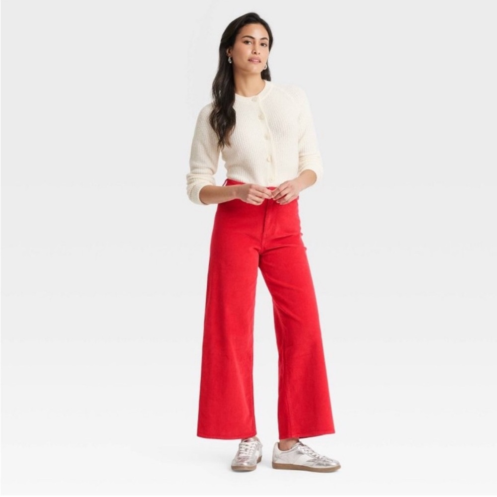 Universal Thread Red Flare & Wide Leg Jeans - Picture 3 of 4